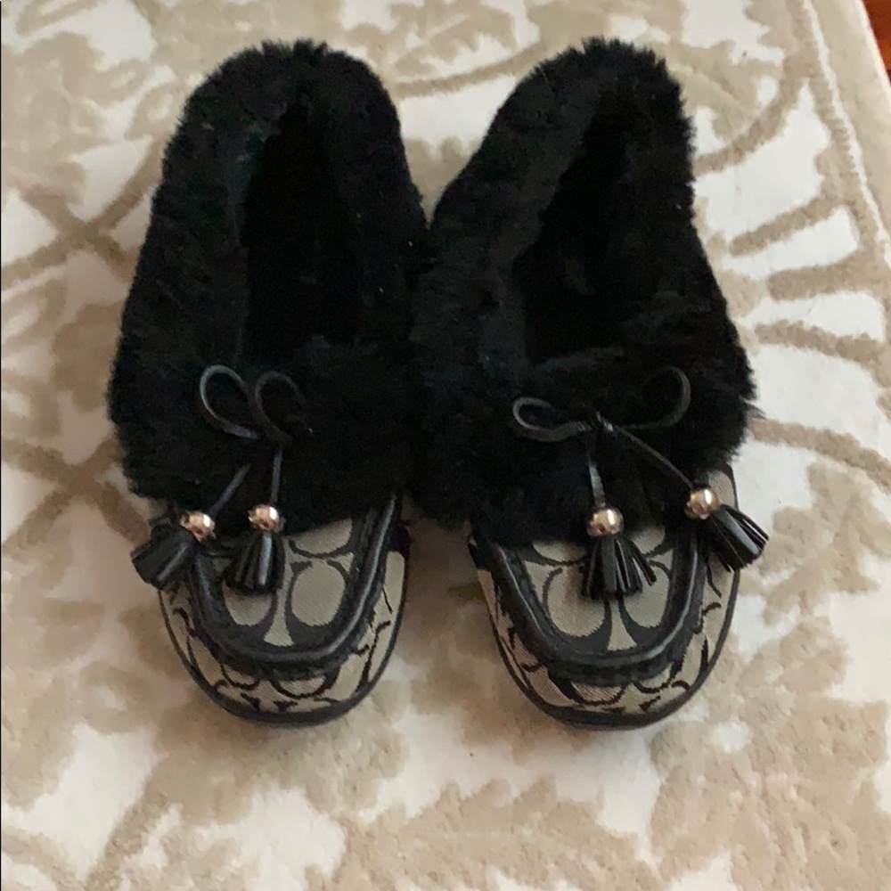 Coach slipper
